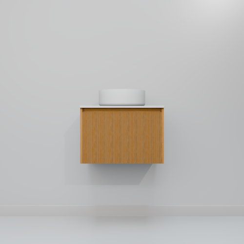 Тумба с раковиной Art Decco Elizabeth (Элизабет) AEL06W11S300 60x45x40 подвесная цвет белый дуб - фото 4