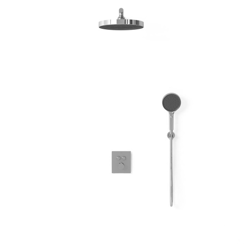 Душевая система Vincea VSFW-3I21T2CH встраиваемая в стену с термостатом - фото 3