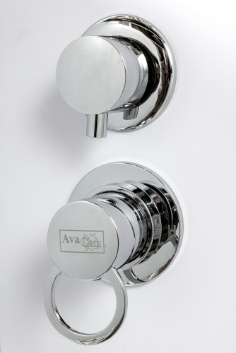 Душевая кабина AvaCan D512SRLED 120х90 асимметричная с крышей ориентация правая - фото 4