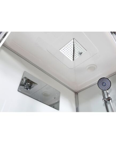 Душевая кабина Deto K402SLED 120х90 прямоугольная с крышей ориентация универсальная - фото 5