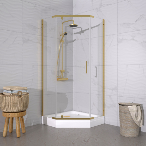 Душевой уголок Тритон Дека Щ0000073923 90х90 стекло прозрачное профиль хром с поддоном - фото 5