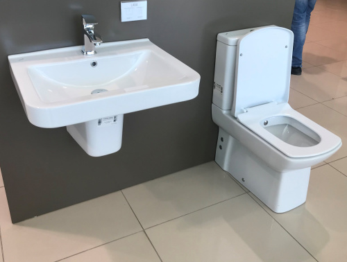 Чаша унитаза напольная Creavit Lara LR360-00CB00E-0000 цвет белый без бачка без сиденья душевой смыв - фото 4