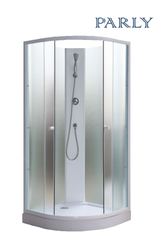 Душевая кабина Parly Effect TMF911 85х85 четверть круга без крыши ориентация универсальная - фото 2