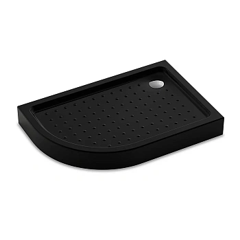 Душевой поддон Veconi Tezeo acrylic TZ55RB-12090-C5 120х90 акрил черный с ножками и каркасом