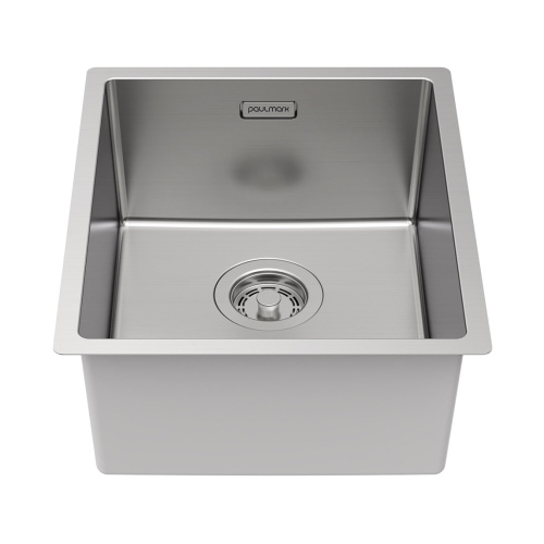 Кухонная мойка Paulmark LASSAN 38 UNI LA38-BS 40х34 цвет брашированная нержавеющая сталь поверхность матовая - фото 2