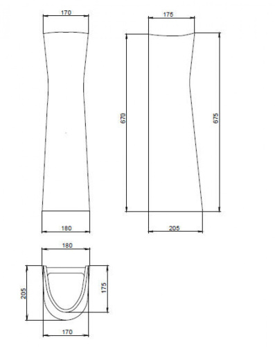Пьедестал для раковины Santeri Воротынский 136017S0000B0 - фото 3