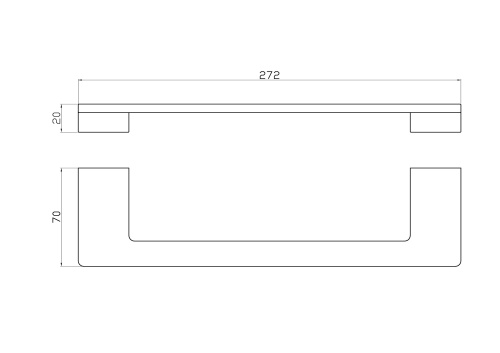 Полотенцедержатель Wonzon & Woghand Eclipse WW-9113-LG - фото 2