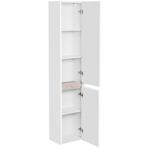 Шкаф-пенал Aquaton Нортон 1A249403NT01R 34х24х160 подвесной цвет дуб светлый - фото 2