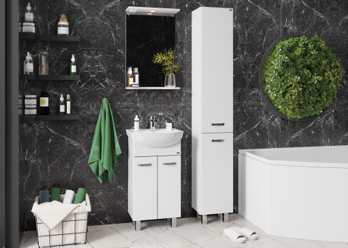 Тумба под раковину Onika Коралл 104701 41х28х68 напольная - фото 5