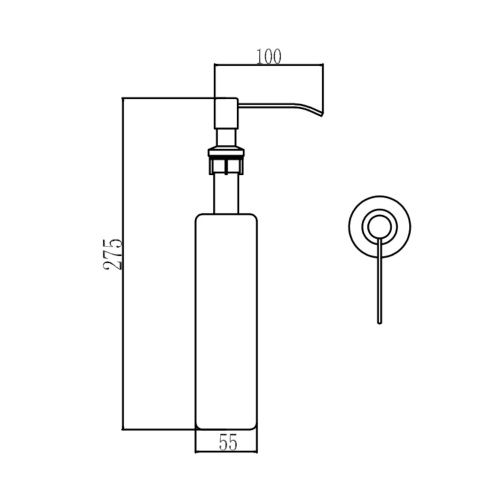 Дозатор для жидкого мыла Savol S-ZY001Q - фото 3