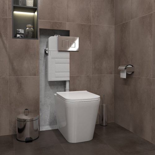 Клавиша смыва механическая Teymi Kati T70701CH цвет хром - фото 3