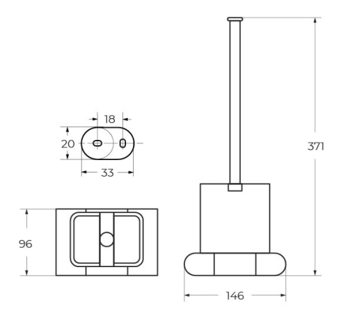 Ершик Art&Max PLATINO AM-E-3981-MB - фото 2