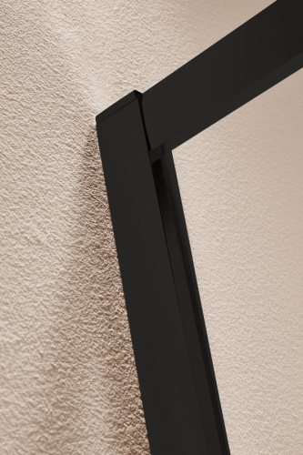 Душевая дверь Cezares ECO ECO-O-BF-1-120-C-NERO 120х190 стекло прозрачное профиль черный - фото 2