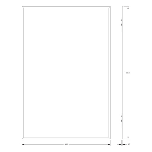 Зеркало в ванную Evoform Comfort BY 0942 80х120 - фото 2