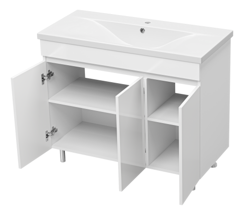 Тумба под раковину Misty Енисей Э-Ени01100-0112Я 100х45х70 напольная - фото 4