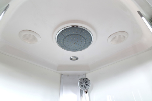 Душевая кабина AvaCan L610EL 100х100 четверть круга с крышей ориентация универсальная - фото 2