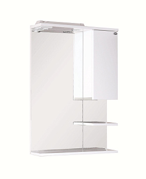 Зеркало-шкаф Onika Элита 206020 60х16х86 подвесной цвет белый