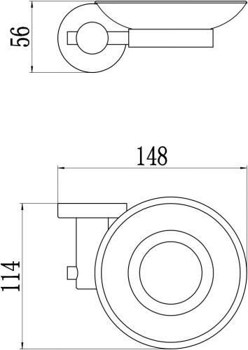 Мыльница Savol S-005659H - фото 2