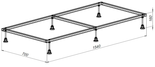 Каркас для поддона Allen Brau 8.00007 - фото 3