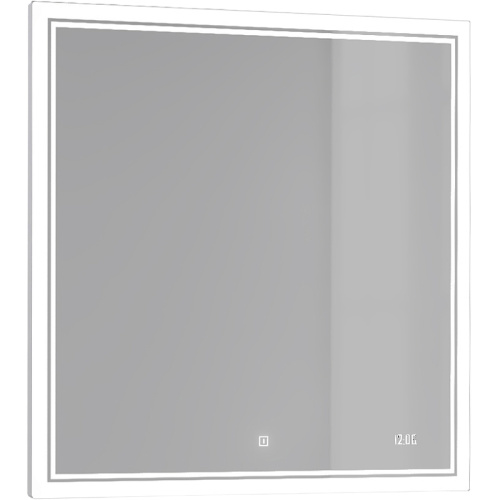 Зеркало в ванную Jorno SLIDE Sli.02.77/W 77х77 цвет белый