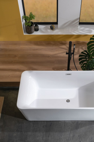 Смеситель для ванны с душем Paffoni Light LIG032NO напольный черный - фото 3