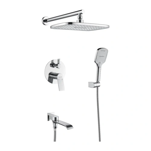 Душевая система Shevanik S4135 встраиваемая в стену цвет хром - фото 2