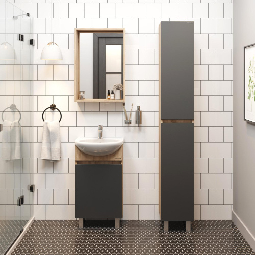 Тумба под раковину Onika Милтон 104512 43х25х68 напольная - фото 4