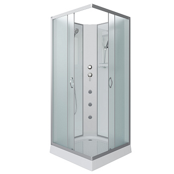 Душевая кабина Niagara Classic 11011423BKG 90х90 квадратная без крыши ориентация универсальная