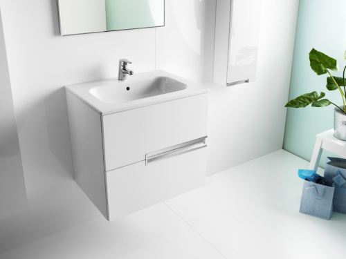 Тумба под раковину Roca Victoria Nord Ice Edition ZRU9302730 59х45х55 подвесная цвет белый - фото 4