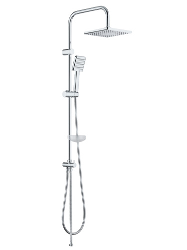 Душевая стойка Agger Fresh A0494000 настенная цвет хром - фото 2