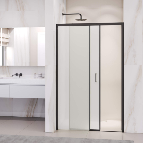 Душевая дверь RGW Passage 350801712-24 120х195 стекло матовое профиль черный - фото 2