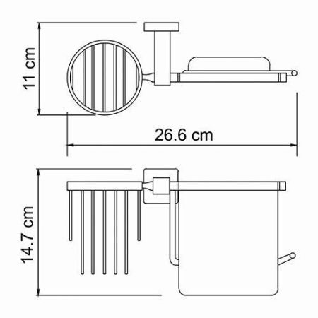 Бумагодержатель WasserKRAFT 6559