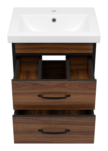 Тумба под раковину Misty Кедр П-Кед09050-011По 46х38х48 подвесная - фото 3