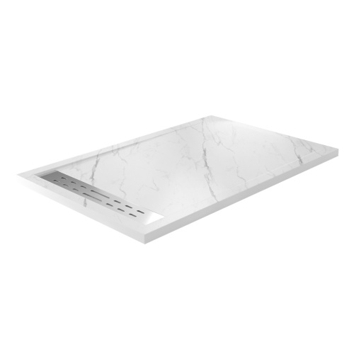 Душевой поддон WasserKRAFT Rhin 44T 44T36 140х90 искусственный камень белый - фото 2