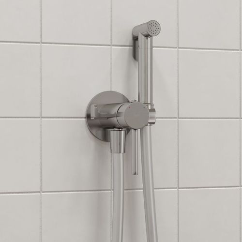 Гигиенический душ со смесителем IDDIS Axes 005BCR0i08 хром матовый - фото 4