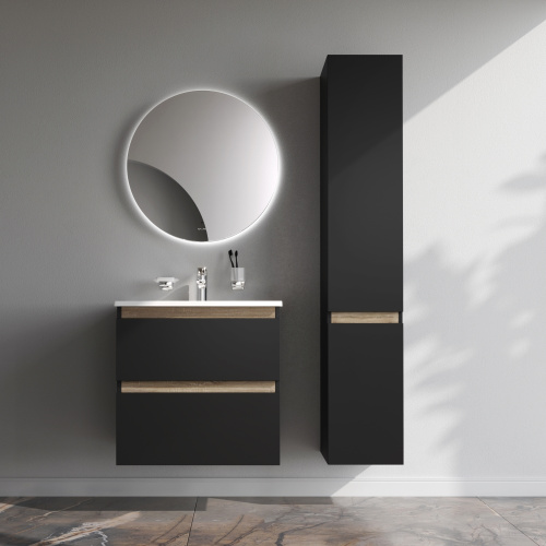 Тумба под раковину Am.Pm X-Joy M85AFHX0652BM 63х45х60 подвесная цвет черный - фото 5