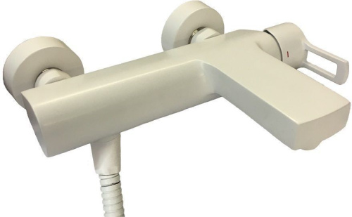 Смеситель для ванны с душем Paffoni Ringo RIN022BO настенный белый