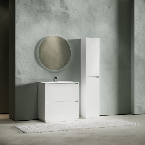 Тумба под раковину Sancos Libra Floor LB80FW 79х45х84 напольная цвет белый - фото 3