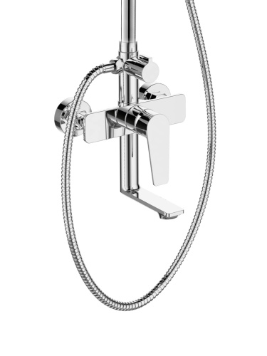 Душевая стойка Agger Brilliant A0393300 настенная цвет хром - фото 4