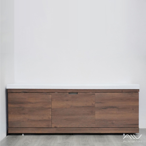 Экран под ванну Alavann Rita 170 см ALV0719005 фронтальный МДФ съемный/раздвижной коричневый - фото 4