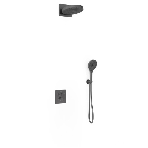 Душевая система Vincea Inspire VSFW-3I21MT1GM встраиваемая в стену с термостатом - фото 2