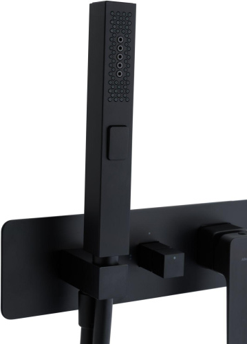 Смеситель для ванны с душем Allen Brau Infinity 5.21011-31 встраиваемый в стену черный - фото 3