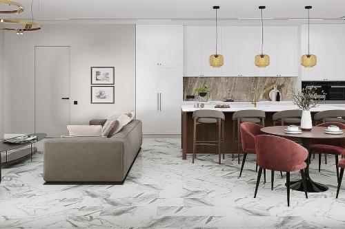 SPC ламинат Damy Floor ASCENT STRONG 124-1-ST Эверест толщина 0.5 см 43 класс 610х305 - фото 5