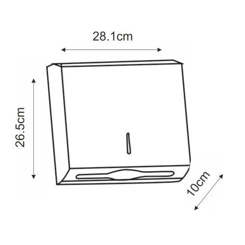 Диспенсер для бумажных полотенец WasserKRAFT K-10091 хром матовый - фото 3