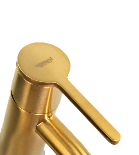 Смеситель Emmevi Filobrass 85004/ORS на биде золото брашированное - фото 3