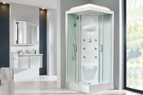 Душевая кабина Royal Bath НР RB80HP7-WT 80х80 квадратная с крышей ориентация универсальная - фото 2