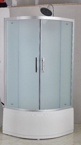 Душевая кабина Timo Imwei XH-90FS 90х90 четверть круга без крыши ориентация универсальная - фото 5