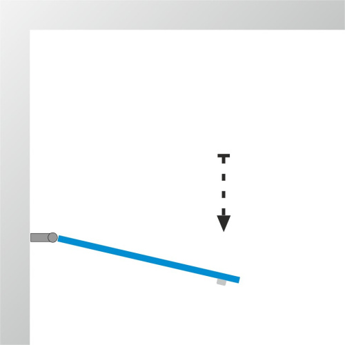 Душевая шторка на ванну Тритон Соло Щ0000038541 75х140 стекло прозрачное профиль хром ориентация универсальная - фото 4
