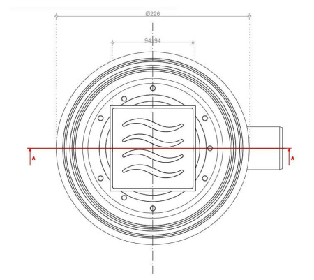 Душевой трап Pestan Confluo Standard Tide 1 13000001