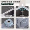 Кухонная мойка Splenka S704.7850.05 80х50 цвет серый поверхность матовая